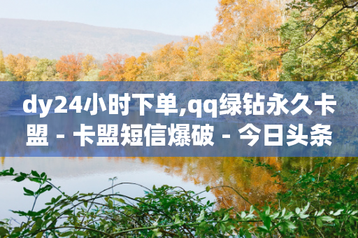 dy24小时下单,qq绿钻永久卡盟 - 卡盟短信爆破 - 今日头条账号出售信息