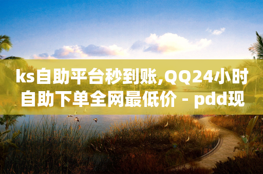 ks自助平台秒到账,QQ24小时自助下单全网最低价 - pdd现金大转盘助力网站 - 拼多多我的口令在哪-第1张图片-靖非智能科技传媒