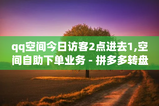 qq空间今日访客2点进去1,空间自助下单业务 - 拼多多转盘助力 - 出售大量淘宝号-第1张图片-靖非智能科技传媒