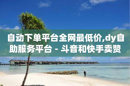 自动下单平台全网最低价,dy自助服务平台 - 斗音和快手卖赞APP - qq说说买转发