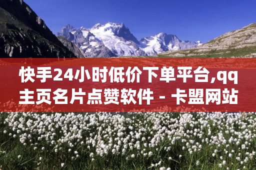 快手24小时低价下单平台,qq主页名片点赞软件 - 卡盟网站排行榜第一名 - 抖音充值官网链接-第1张图片-靖非智能科技传媒