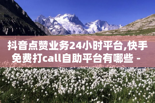 抖音点赞业务24小时平台,快手免费打call自助平台有哪些 - 抖音业务卡盟平台 - 卡盟快手业务平台