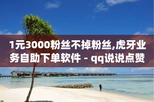 1元3000粉丝不掉粉丝,虎牙业务自助下单软件 - qq说说点赞数怎么增加免费 - ks免费业务平台便宜