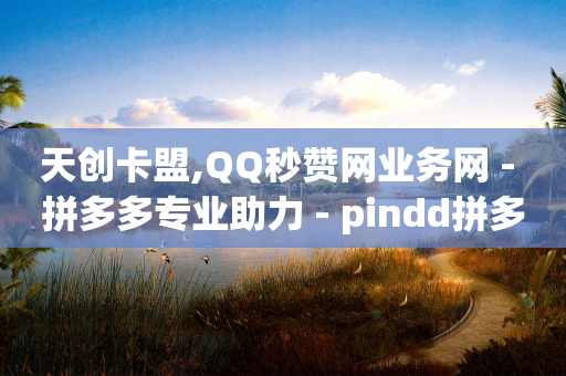 天创卡盟,QQ秒赞网业务网 - 拼多多专业助力 - pindd拼多多助力