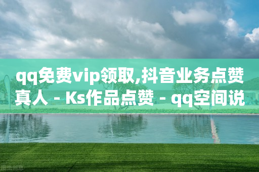 qq免费vip领取,抖音业务点赞真人 - Ks作品点赞 - qq空间说说赞50个秒到账-第1张图片-靖非智能科技传媒