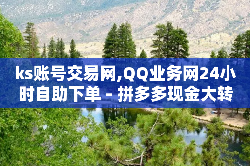 ks账号交易网,QQ业务网24小时自助下单 - 拼多多现金大转盘咋才能成功 - 怎么看我给谁助力了-第1张图片-靖非智能科技传媒