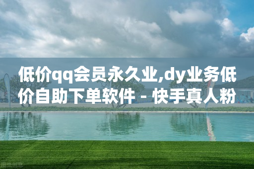 低价qq会员永久业,dy业务低价自助下单软件 - 快手真人粉丝平台 永不掉粉 - 快手业务区网站-第1张图片-靖非智能科技传媒