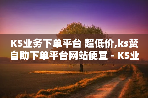 KS业务下单平台 超低价,ks赞自助下单平台网站便宜 - KS业务下单平台秒到 - 抖音业务下单24小时秒到账