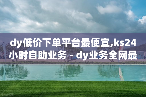 dy低价下单平台最便宜,ks24小时自助业务 - dy业务全网最低价 - 快手播放量一分10000赞