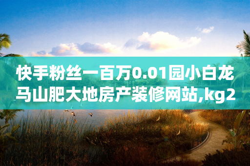 快手粉丝一百万0.01园小白龙马山肥大地房产装修网站,kg24小时自助下单全网最低价 - 卡盟平台qq业务 - 快手点赞自助平台有哪些