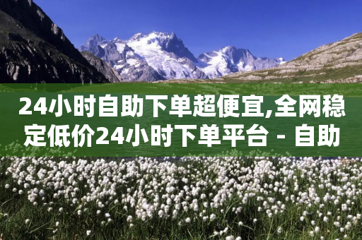 24小时自助下单超便宜,全网稳定低价24小时下单平台 - 自助云商城 - 抖音涮真人粉丝