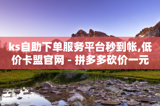 ks自助下单服务平台秒到帐,低价卡盟官网 - 拼多多砍价一元10刀 - 什么叫吞刀拼多多