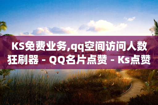 KS免费业务,qq空间访问人数狂刷器 - QQ名片点赞 - Ks点赞自助-第1张图片-靖非智能科技传媒