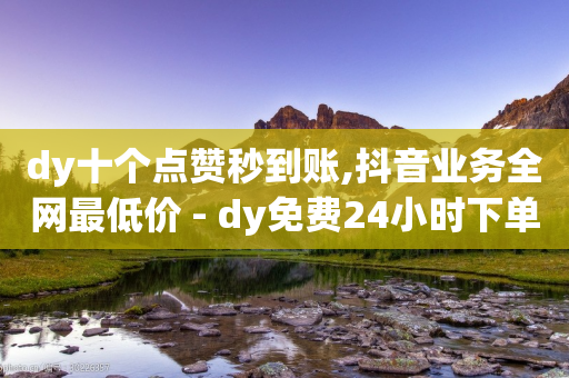 dy十个点赞秒到账,抖音业务全网最低价 - dy免费24小时下单平台便宜 - 卡盟24小时下单平台抖音-第1张图片-靖非智能科技传媒