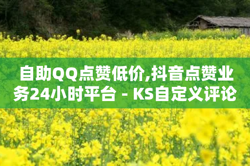 自助QQ点赞低价,抖音点赞业务24小时平台 - KS自定义评论网站 - 抖音一万播放1块钱-第1张图片-靖非智能科技传媒