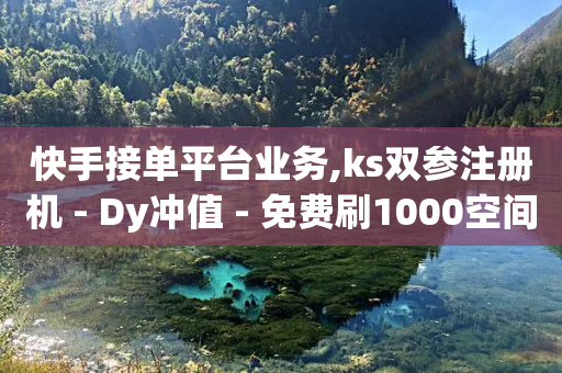 快手接单平台业务,ks双参注册机 - Dy冲值 - 免费刷1000空间访客量-第1张图片-靖非智能科技传媒