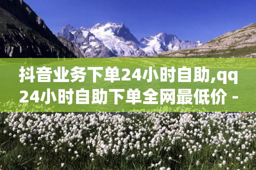 抖音业务下单24小时自助,qq24小时自助下单全网最低价 - 拼多多业务网24小时自助下单 - 24小时自助商城下单