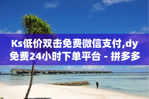 Ks低价双击免费微信支付,dy免费24小时下单平台 - 拼多多砍价助力网站 - 拼多多现金大转盘单-第1张图片-靖非智能科技传媒