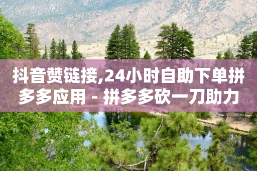 抖音赞链接,24小时自助下单拼多多应用 - 拼多多砍一刀助力平台 - 拼多多700元副卡后面还有吗-第1张图片-靖非智能科技传媒