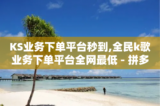 KS业务下单平台秒到,全民k歌业务下单平台全网最低 - 拼多多1元10刀助力平台 - 微信互帮互助群2024-第1张图片-靖非智能科技传媒