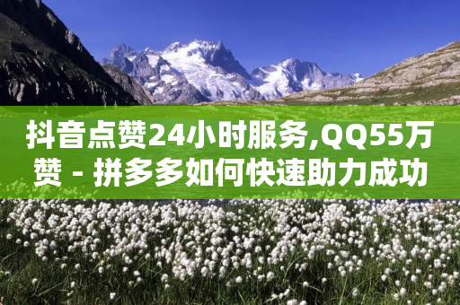 抖音点赞24小时服务,QQ55万赞 - 拼多多如何快速助力成功 - 多多视频-第1张图片-靖非智能科技传媒