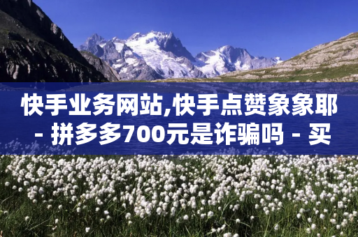 快手业务网站,快手点赞象象耶 - 拼多多700元是诈骗吗 - 买刀拼多多砍价