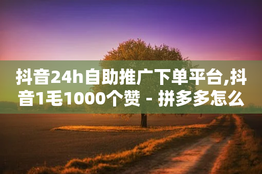 抖音24h自助推广下单平台,抖音1毛1000个赞 - 拼多多怎么刷助力 - 拼多多要钱的助力群可信吗-第1张图片-靖非智能科技传媒