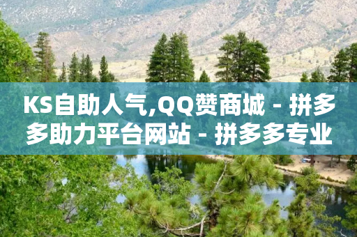 KS自助人气,QQ赞商城 - 拼多多助力平台网站 - 拼多多专业助力低价-第1张图片-靖非智能科技传媒