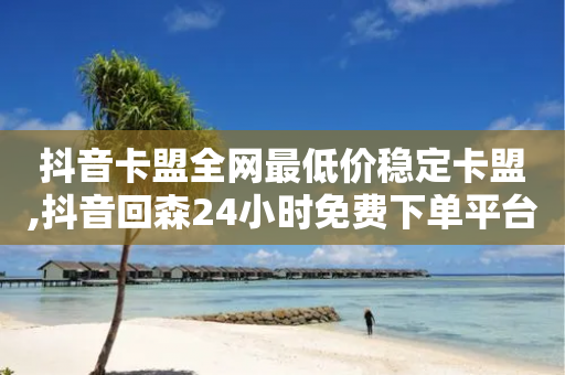 抖音卡盟全网最低价稳定卡盟,抖音回森24小时免费下单平台 - 拼多多免费助力工具无限制 - 拼多多砍价软件下载免费-第1张图片-靖非智能科技传媒