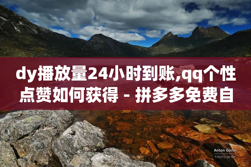 dy播放量24小时到账,qq个性点赞如何获得 - 拼多多免费自动刷刀软件 - 拼多多不找好友能助力成功吗