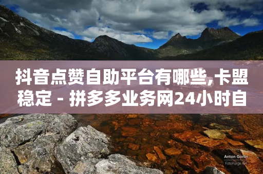 抖音点赞自助平台有哪些,卡盟稳定 - 拼多多业务网24小时自助下单 - 蟪蛄掉到汤里了还能喝吗