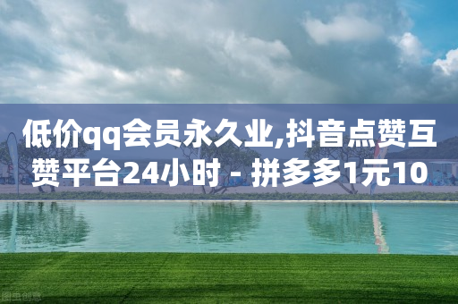 低价qq会员永久业,抖音点赞互赞平台24小时 - 拼多多1元10刀网页版 - 拼多多助力提现现金最后一步-第1张图片-靖非智能科技传媒