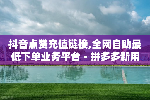 抖音点赞充值链接,全网自助最低下单业务平台 - 拼多多新用户助力网站 - 拼多多满20真的可以提现吗-第1张图片-靖非智能科技传媒