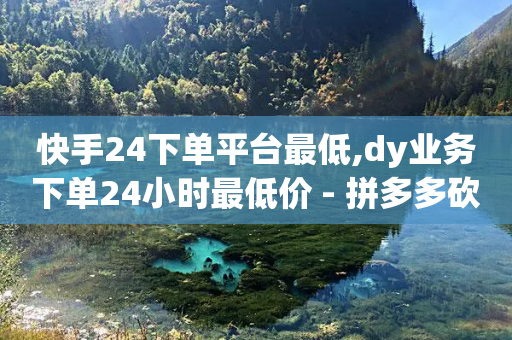 快手24下单平台最低,dy业务下单24小时最低价 - 拼多多砍价软件代砍平台 - 拼多多砍价专区怎么打开呀