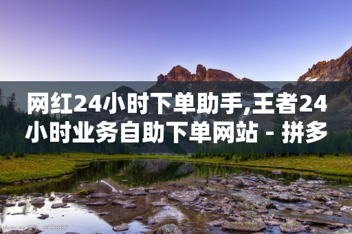 网红24小时下单助手,王者24小时业务自助下单网站 - 拼多多扫码助力网站 - 拼多多9元宝