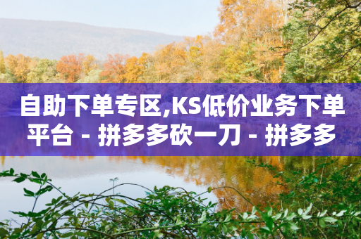 自助下单专区,KS低价业务下单平台 - 拼多多砍一刀 - 拼多多400元助力过程-第1张图片-靖非智能科技传媒