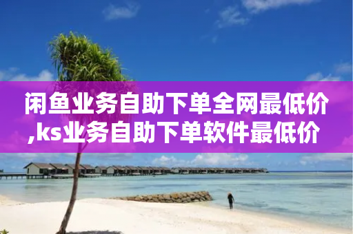 闲鱼业务自助下单全网最低价,ks业务自助下单软件最低价 - 拼多多砍价免费拿商品 - 拼多多热卖怎么弄