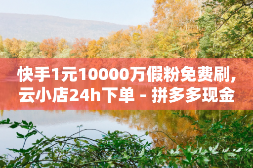 快手1元10000万假粉免费刷,云小店24h下单 - 拼多多现金大转盘刷助力网站 - 拼多多助力工具v3最新版-第1张图片-靖非智能科技传媒