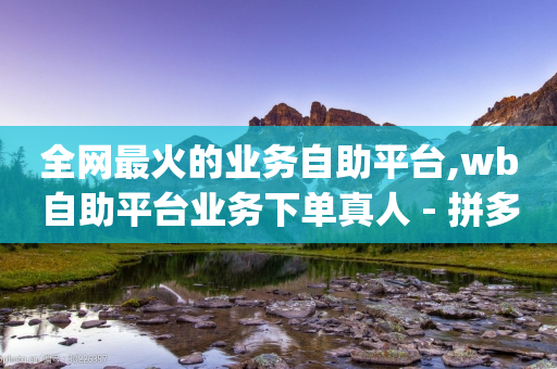 全网最火的业务自助平台,wb自助平台业务下单真人 - 拼多多无限助力app - 电脑上可以拼多多砍价嘛-第1张图片-靖非智能科技传媒