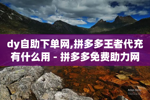 dy自助下单网,拼多多王者代充有什么用 - 拼多多免费助力网站 - 拼多多真人刷刀