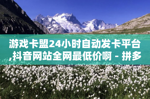 游戏卡盟24小时自动发卡平台,抖音网站全网最低价啊 - 拼多多砍价一毛十刀网站靠谱吗 - 众人帮改名了吗