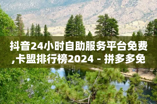 抖音24小时自助服务平台免费,卡盟排行榜2024 - 拼多多免费助力 - 淘宝上的拼多多代砍刀能买吗