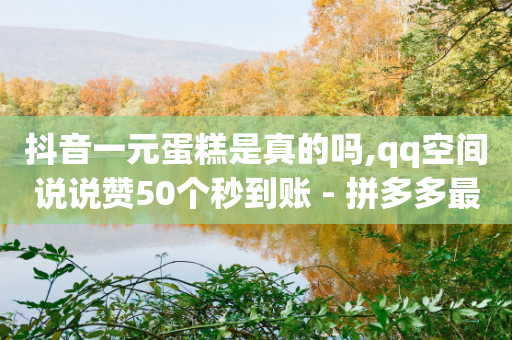 抖音一元蛋糕是真的吗,qq空间说说赞50个秒到账 - 拼多多最后0.01助力不了 - 拼多多天天领现金买人