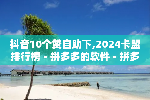 抖音10个赞自助下,2024卡盟排行榜 - 拼多多的软件 - 拼多多百亿补贴单单返-第1张图片-靖非智能科技传媒