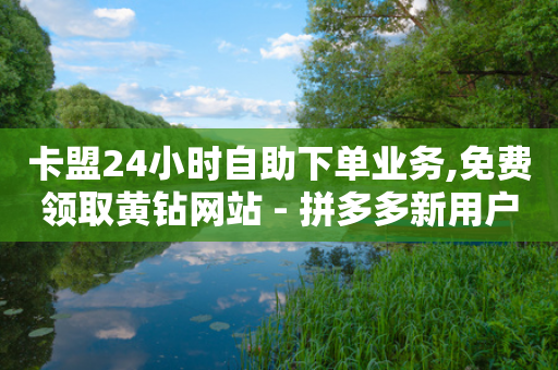 卡盟24小时自助下单业务,免费领取黄钻网站 - 拼多多新用户助力网站 - 拼多多体验积分后面还有什么-第1张图片-靖非智能科技传媒