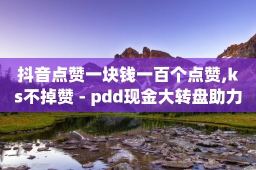 抖音点赞一块钱一百个点赞,ks不掉赞 - pdd现金大转盘助力网站 - 投诉商家最狠的方法-第1张图片-靖非智能科技传媒