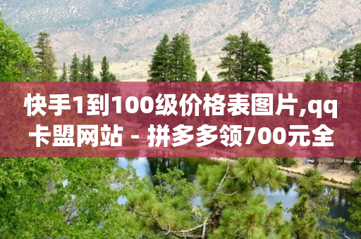 快手1到100级价格表图片,qq卡盟网站 - 拼多多领700元全过程 - 拼多多先用后付变现店铺